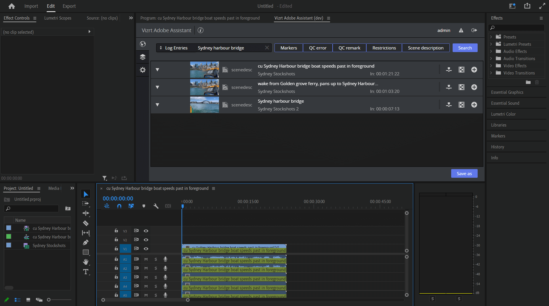 Vizrt integrates with Adobe Premiere Pro for faster asset search and simplified production process