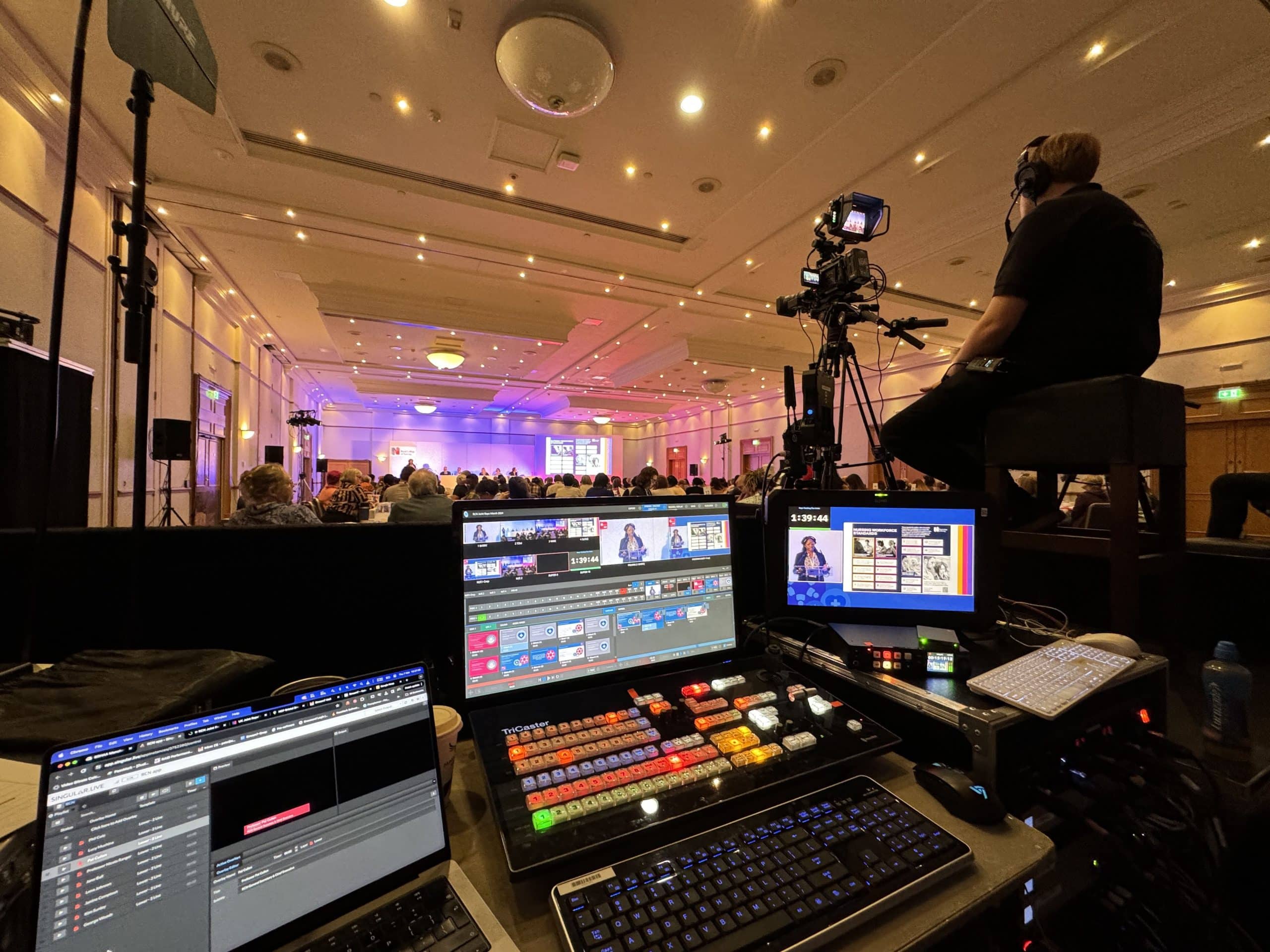 Stream7 Case Study | Hybrid Event Production with TriCaster Vizion