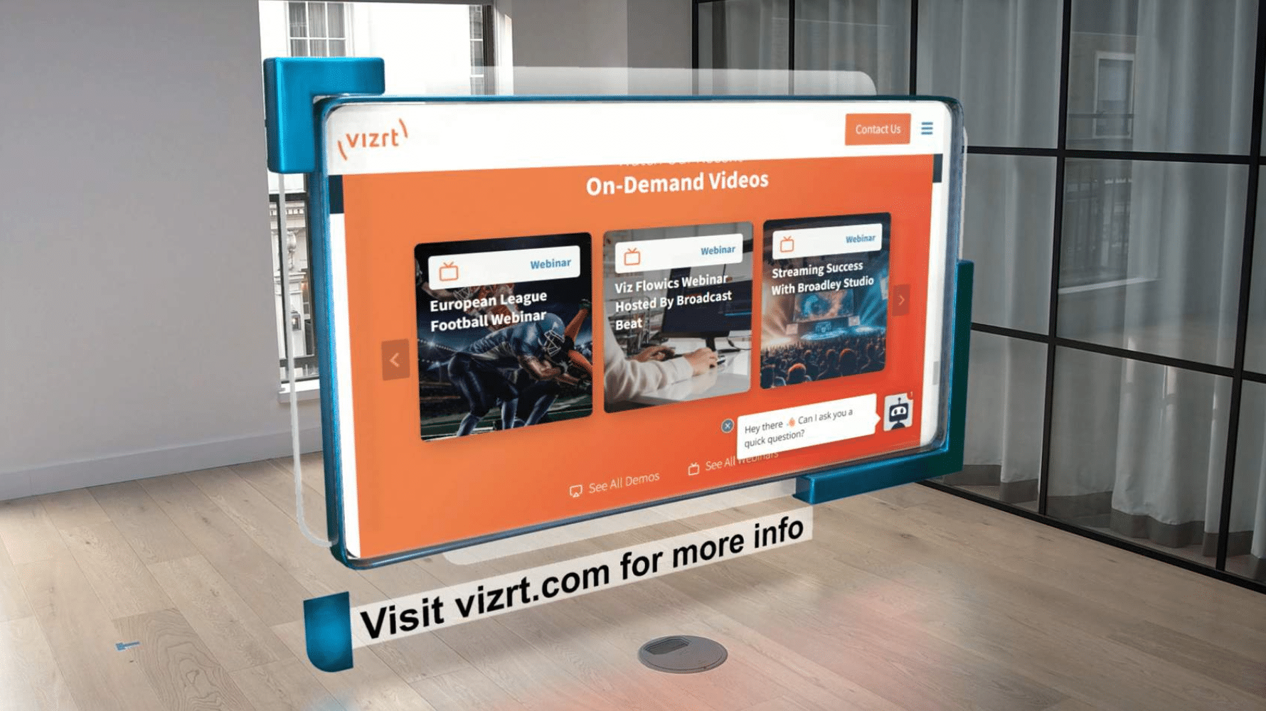 Viz Virtual Studio Go Screen AR